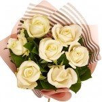 Букет "7 білих троянд!" - image-1